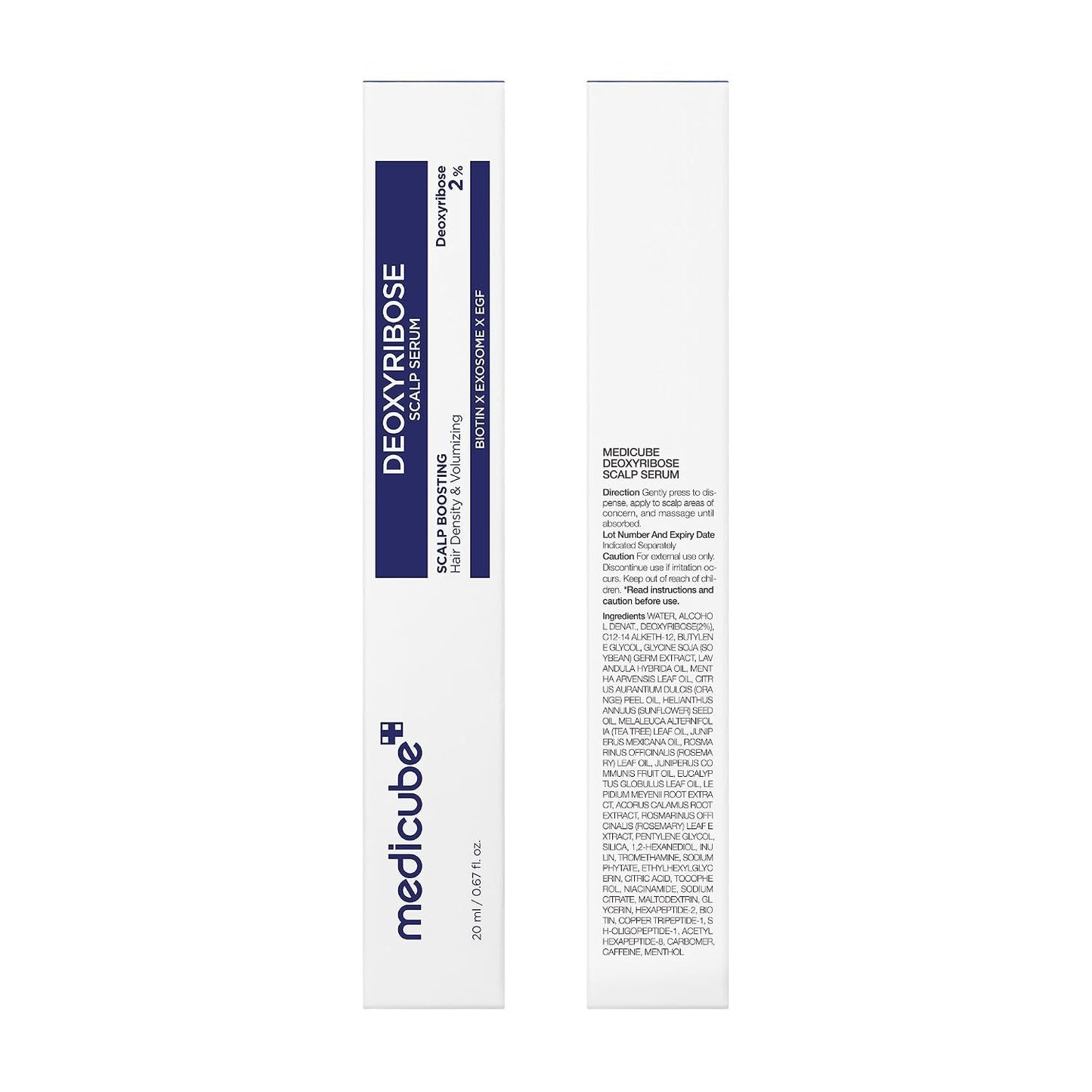MEDICUBE Deoxyribose Scalp Serum | Fuller-Looking Hair Care with Rosemary & Caffeine | 20ml